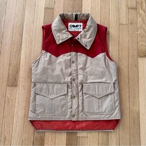 Vintage Camp 7 Puffer Best Western Two Toned Brown/Red 70s Colorado Medium